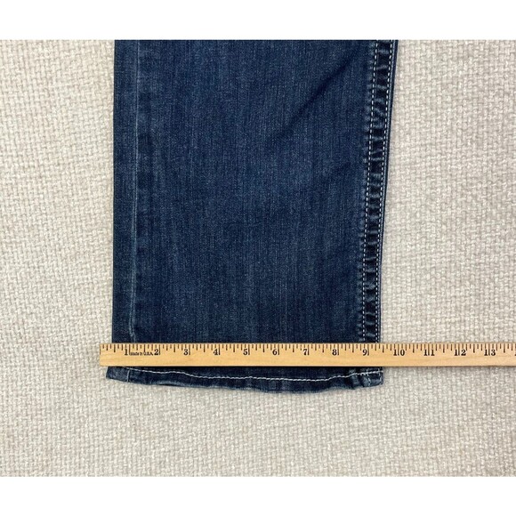 Ariat REAL Jeans Bootcut Women's 32L Mid Rise Stretch Western Embroidered Denim - Picture 10 of 12